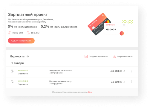 Зарплатные проекты